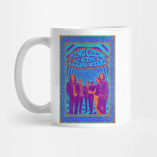 King Gizz psychedelic classic blue deluxe Mug